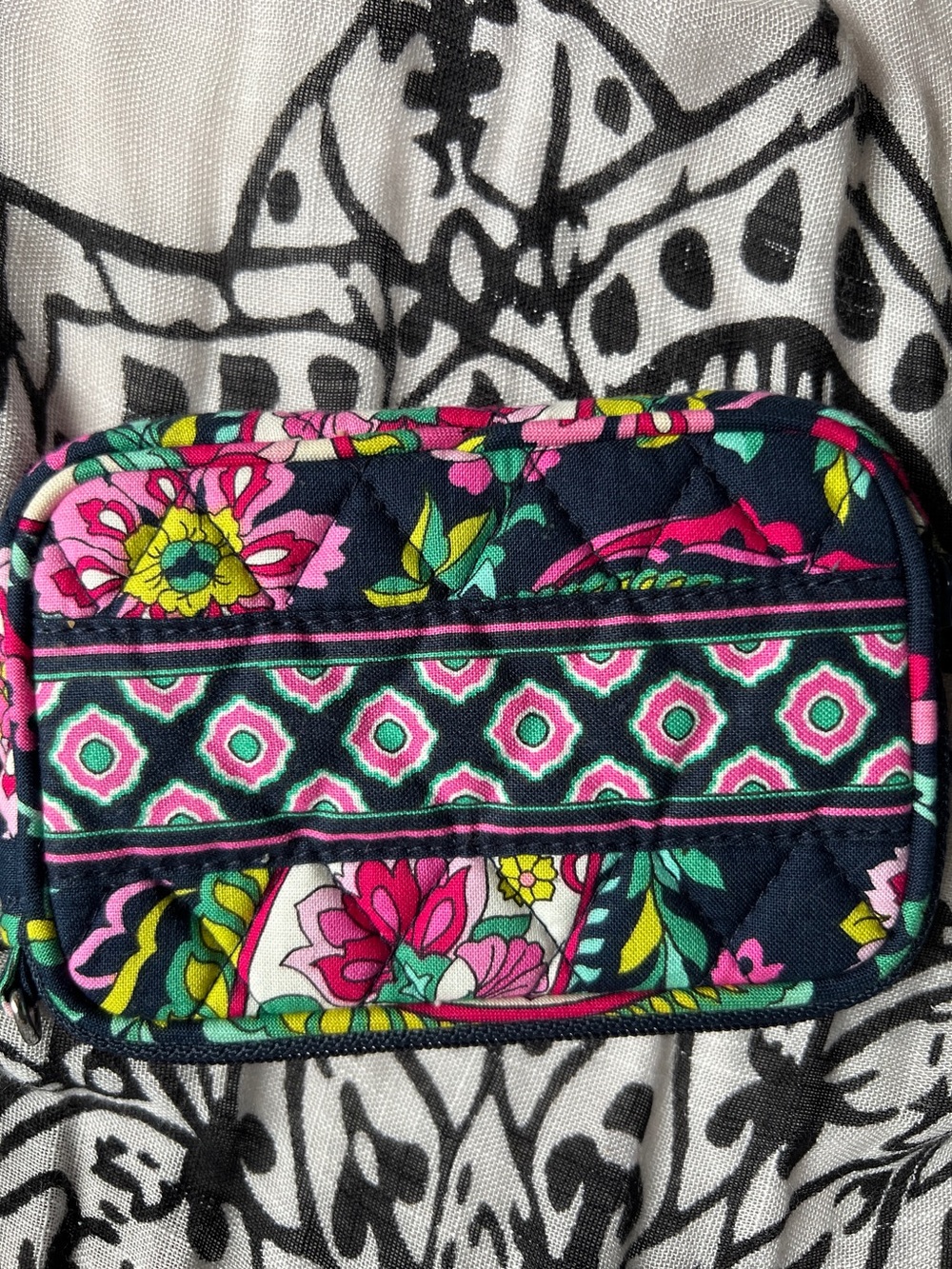 Vera Bradley Petal Paisley Floral Zip Wallet